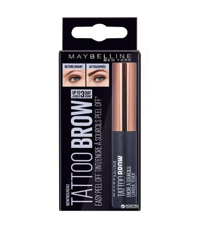 Maybelline New York Tattoo Brow Geçici Kaş Dövmesi- Koyu Ton