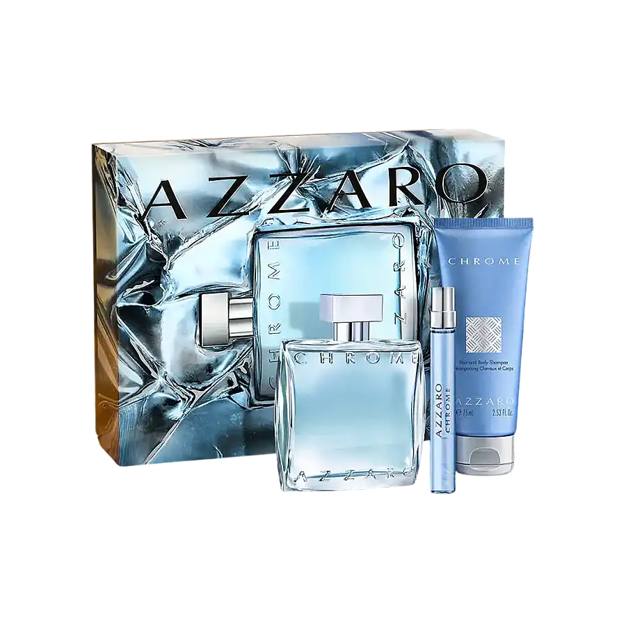 Azzaro Chrome 100 ml Edt Set