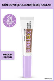 Maybelline Super Lock Brow Glue Kaş Sabitleyici Maskara - Medium Brown