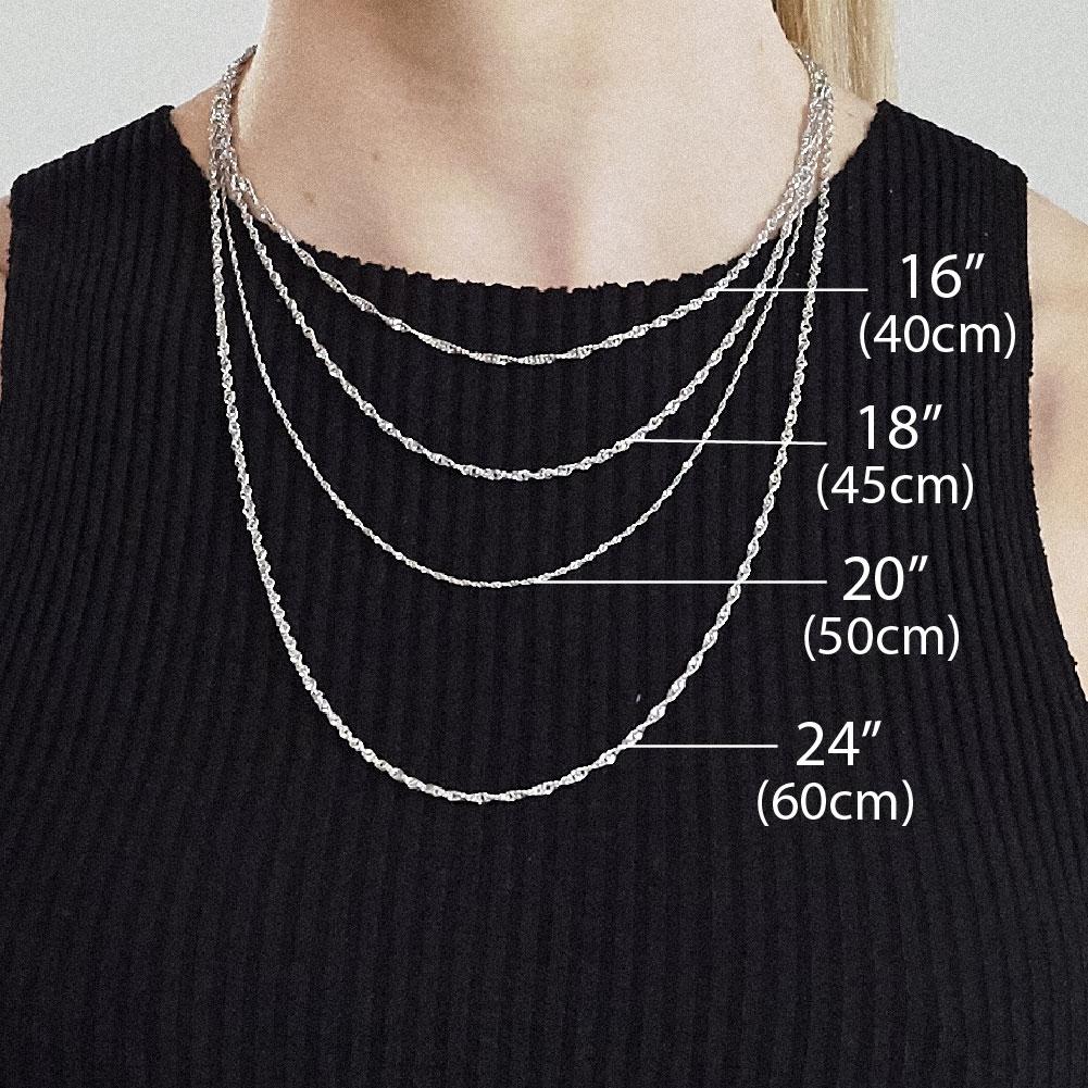 Makine Halat  - 14 Ayar Gerçek Altın Zincir Kolye - Kalınlık 1.11 mm (585 Damgalı)