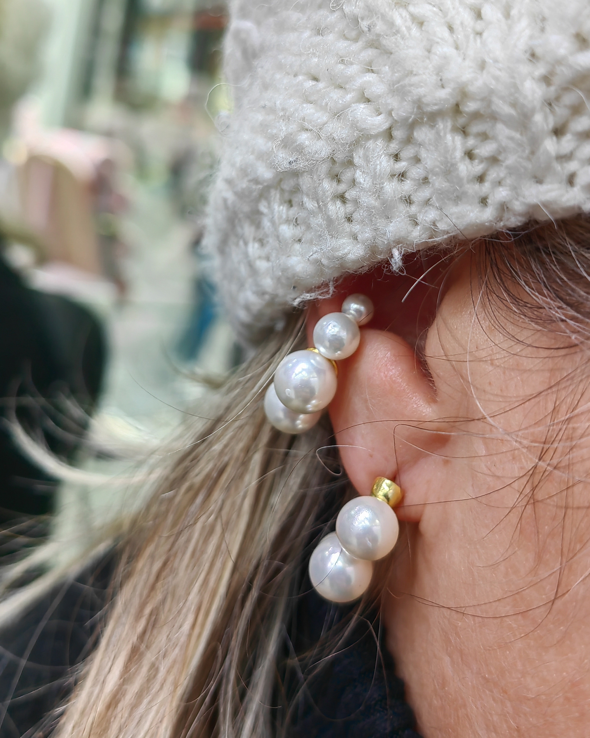 İncili%20Halka%20Gümüş%20Küpe