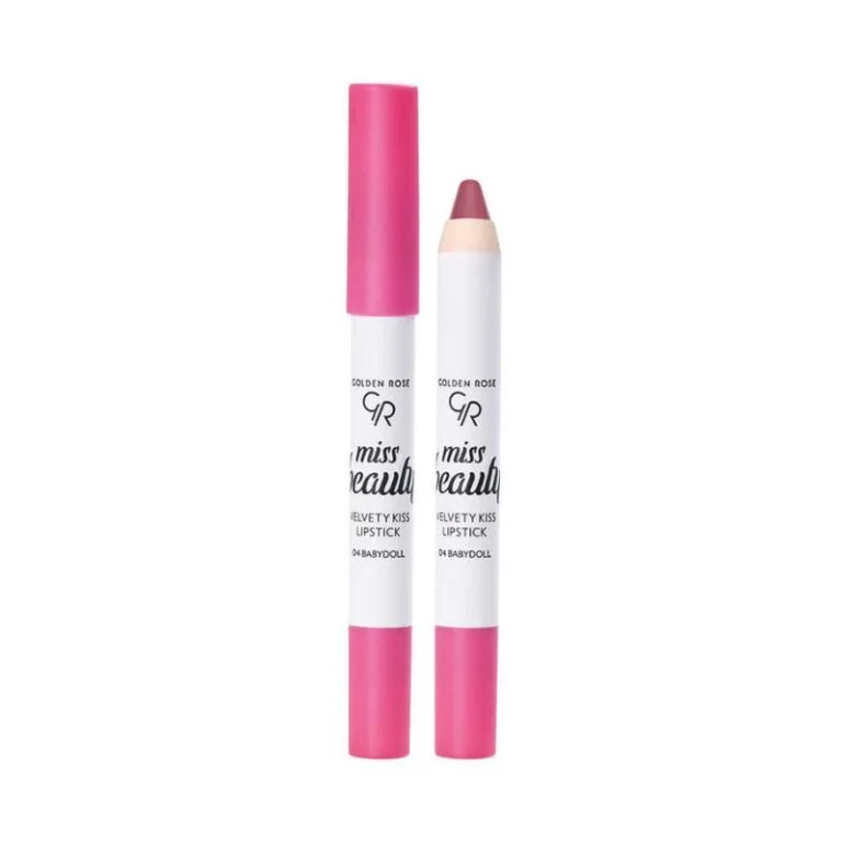 Golden Rose Miss Beauty Velvety Kiss Lipstick Ruj 04 Baby Doll
