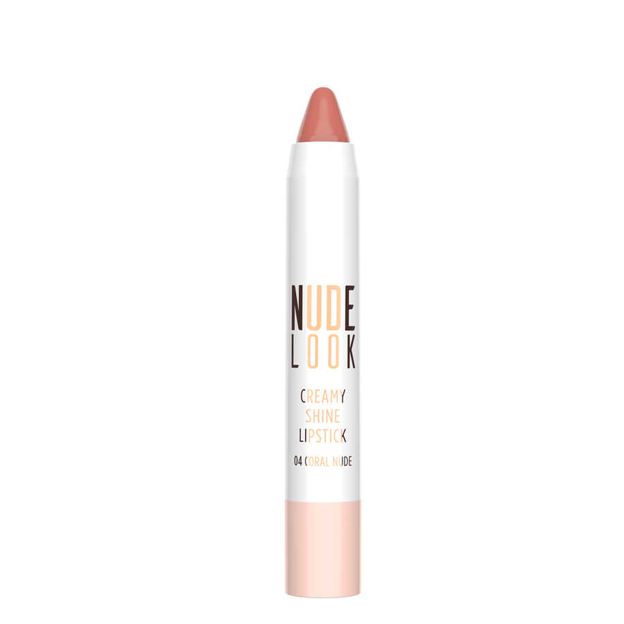 Golden Rose Nude Look Creamy Shine Lipstick Ruj 04