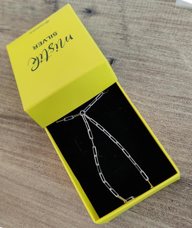 Taşsız Gümüş Zincir Şahmeran Bileklik