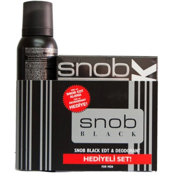 Snob%20Black%20Edt%20100%20ml%20+%20150%20ml%20Deodorant%20Set