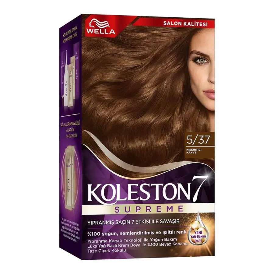 Koleston Supreme Saç Boyası 5/37 Kışkırtıcı Kahve