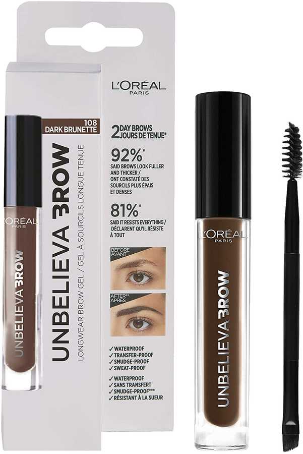 Loreal Paris Unbelieva Brow Uzun Süre Kalıcı Kaş Jeli 108 Dark Brunette