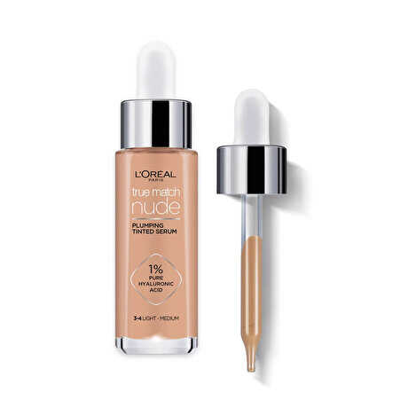 L’Oréal Paris True Match Nude Fondöten Serum 3-4 Light Medium