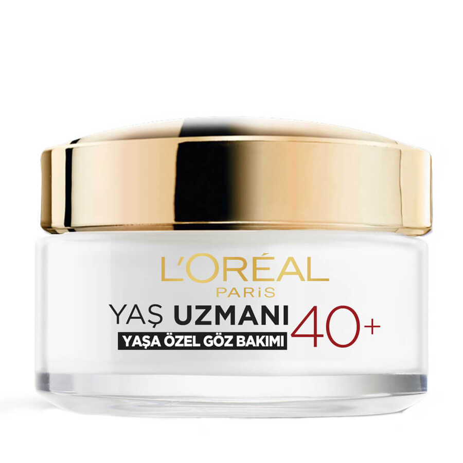 L’Oréal%20Paris%20Yaş%20Uzmanı%2040+%20Kırışıklık%20Karşıtı%20Sıkılaştırıcı%20Göz%20Kremi%2015ml