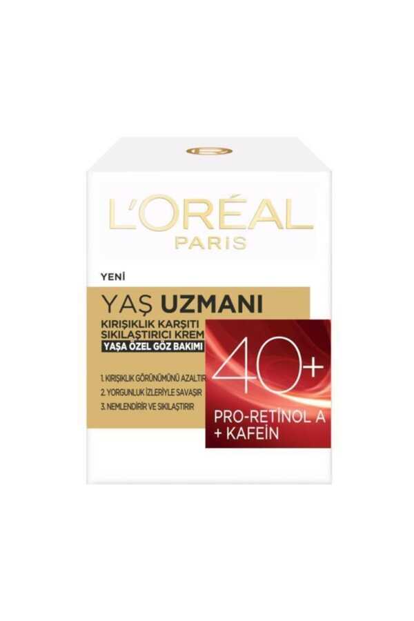 L’Oréal%20Paris%20Yaş%20Uzmanı%2040+%20Kırışıklık%20Karşıtı%20Sıkılaştırıcı%20Göz%20Kremi%2015ml