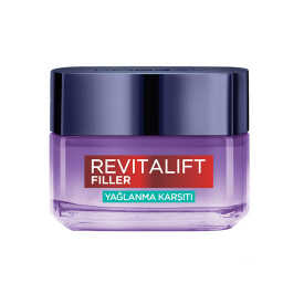 Loreal Paris Revitalift Filler Yağlanma Karşıtı Su Bazlı Nemlendirici Jel Krem 50 ml