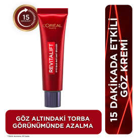 Loreal%20aris%20Revitalift%20Lazer%20Eyebag%20Instant%20Eraser%20Göz%20Altı%20Torba%20Görünümüne%20Karşı%20Etkili%20Göz%20Kremi%2015%20ml