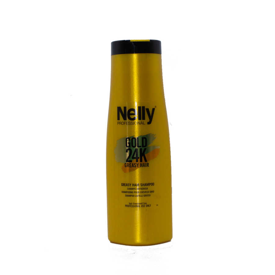 Nelly%20Professional%20Gold%20Greasy%20Hair%2024K%20Shampoo%20-%2024K%20Yağlı%20Saçlar%20için%20Dengeleyici%20Şampuan%20400%20ml