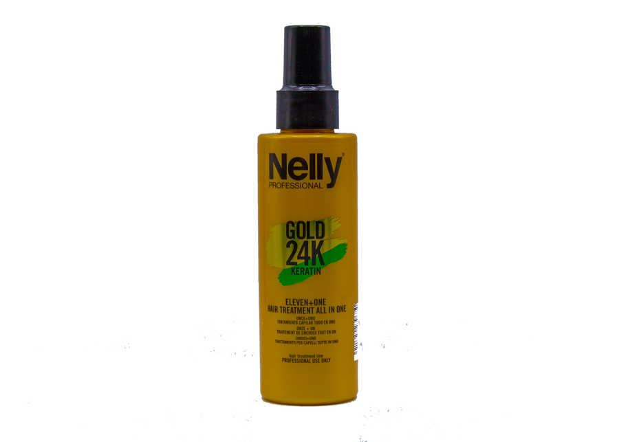 Nelly Professional Gold 24K 11+1 Hair Treatment All In one- 24K 11+1 Saç Bakım Ürünü 150 ml