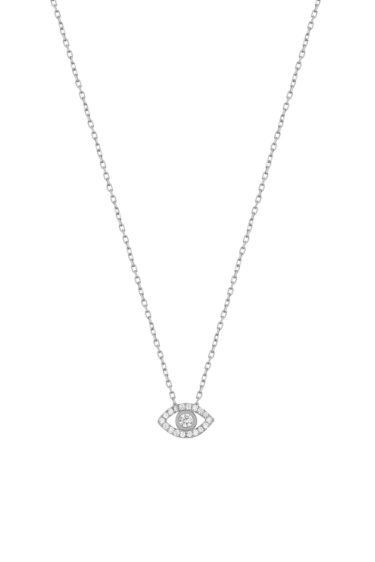 Küçük Göz Gümüş Kolye