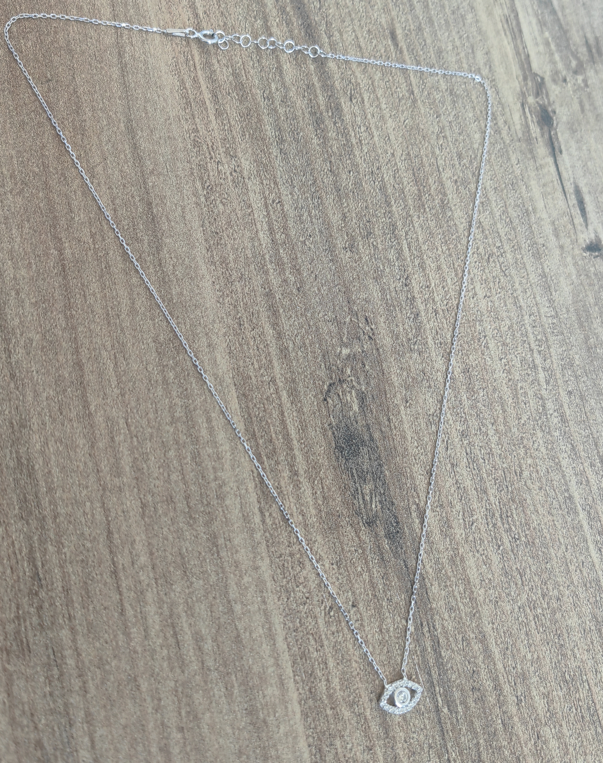 Küçük Göz Gümüş Kolye