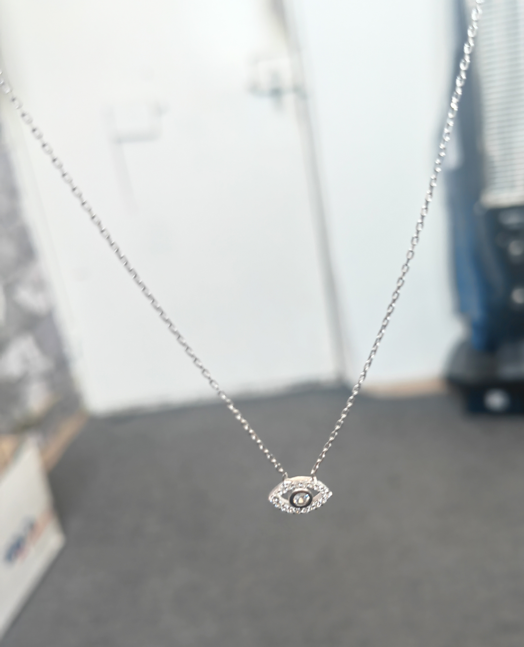 Küçük Göz Gümüş Kolye