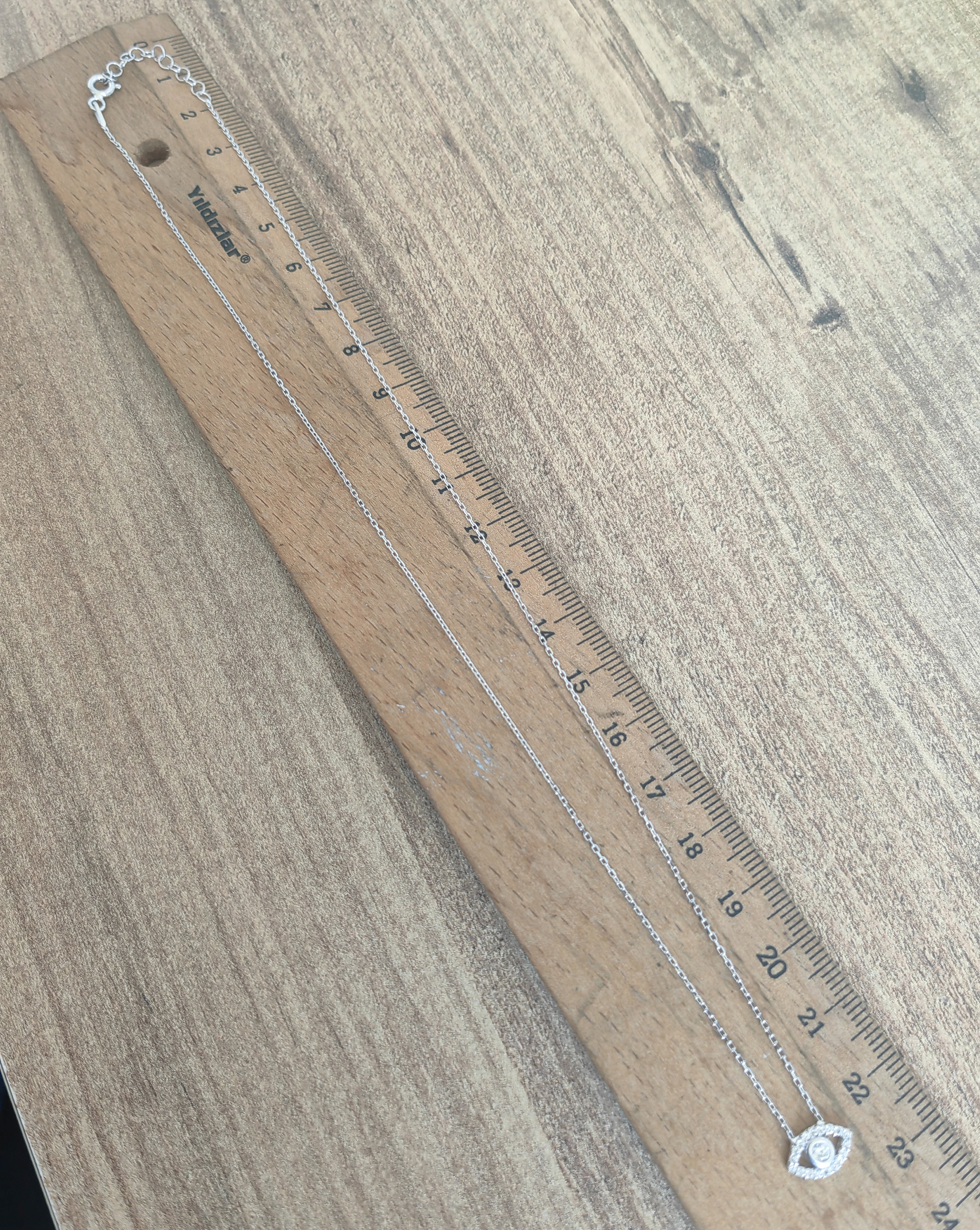 Küçük Göz Gümüş Kolye