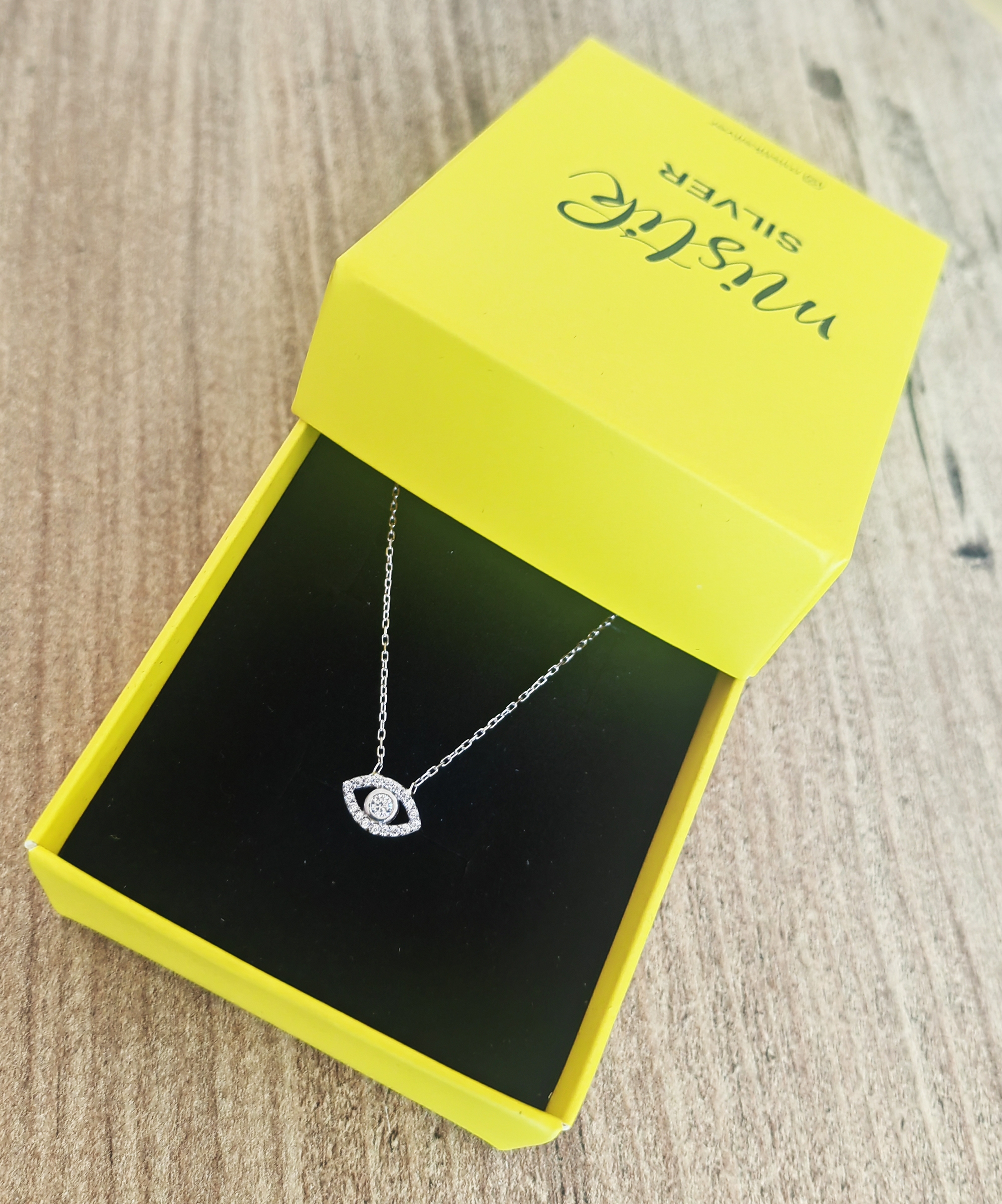 Küçük Göz Gümüş Kolye