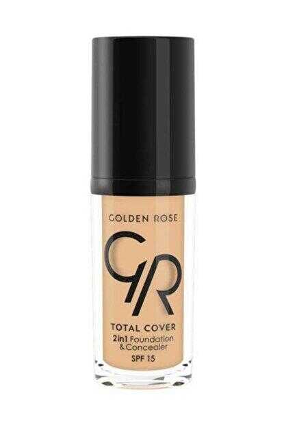 Golden Rose Total Cover 2 in1 Fondöten & Kapatıcı 22 Natural Beige