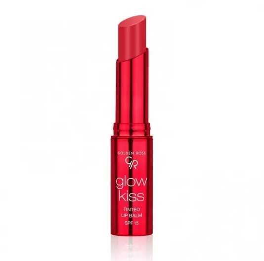 Golden Rose Glow Kiss Tinted Lip Balm SPF15 Renkli Dudak Nemlendirici- 02 Strawberry
