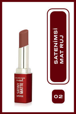 Golden Rose Mood Satiny Matte Lipstick 02