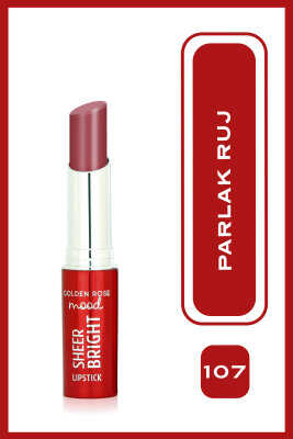 Golden Rose Mood Sheer Bright Lipstick 107