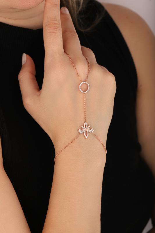 Flora Zambak Çiçeği Şahmeran Bileklik