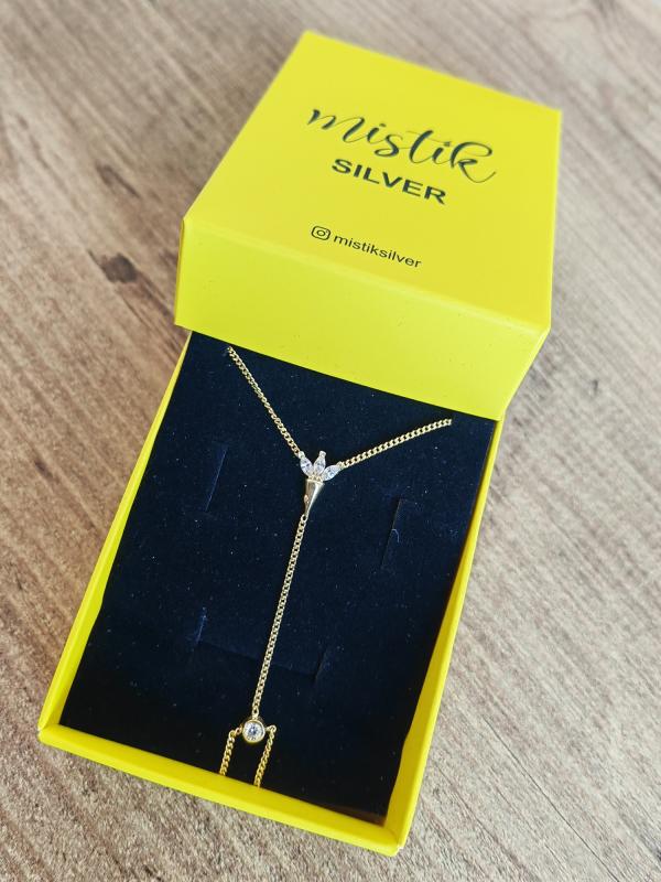 Modern Tasarım Gurmet Zincir Gümüş Şahmeran Bileklik – 925 Ayar - Gold Renk