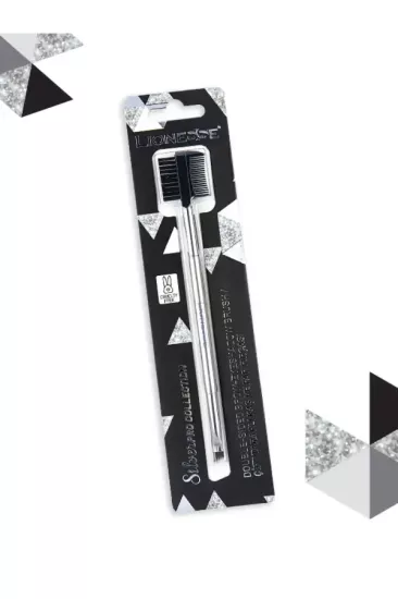 Lionesse Silverpro Collection Çift Taraflı Kaş Far Fırçası 5134