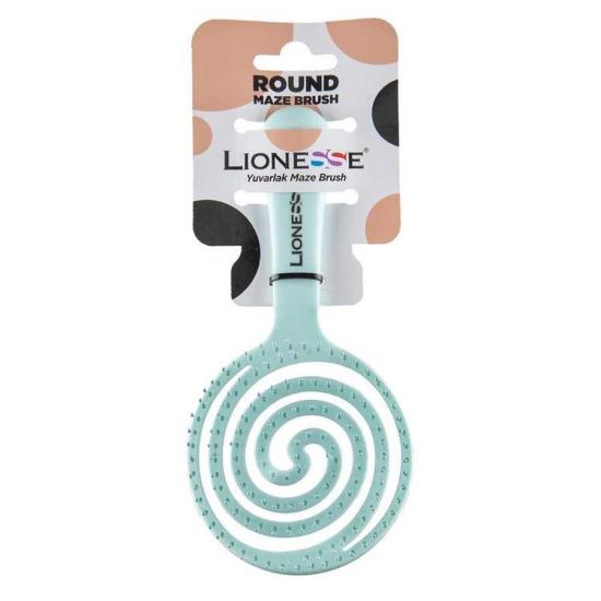 Lionesse Saç Fırçası Maze Mavi 6458