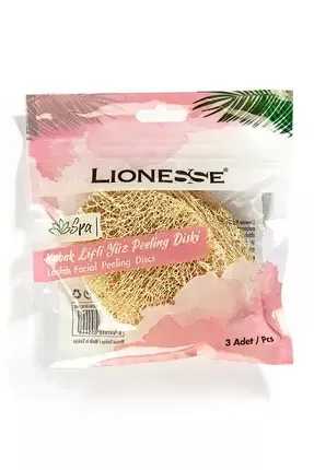 Lionesee Üçlü Kabak Lifli Yüz Peeling Diski L-447