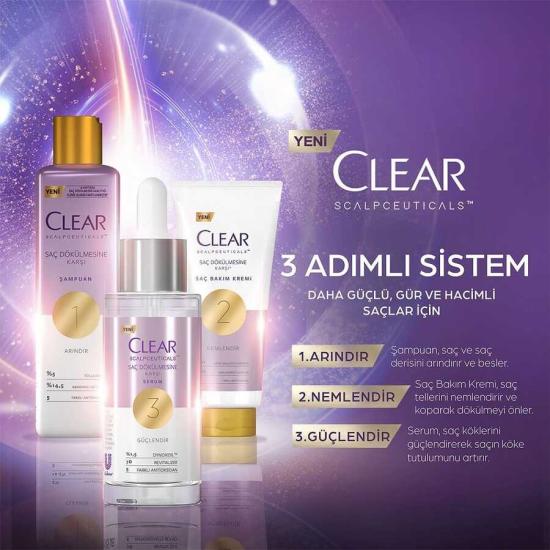Clear Women Scalpceuticals Saç Dökülme Karşıtı Şampuan 300 ml
