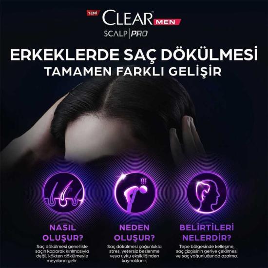 Clear Men Scalp Pro Saç Dökülme Karşıtı Şampuan 300 ml