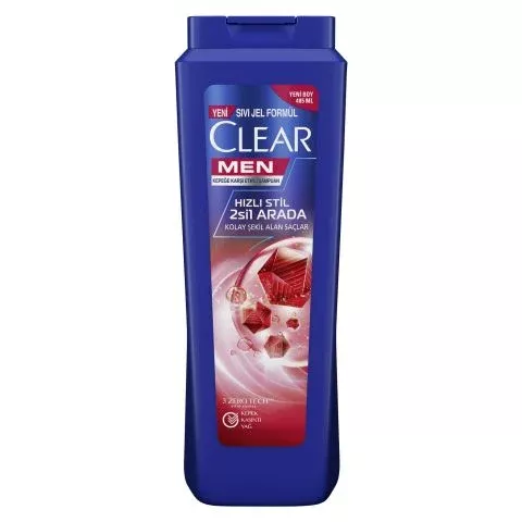 Clear Men Hızlı Stil 2si1 Arada Şampuan 485 ml