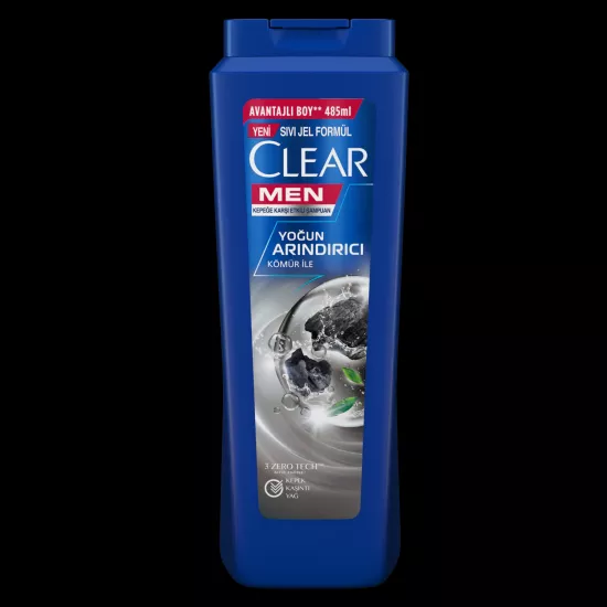 Clear Men Yoğun Arındırıcı Kömür Şampuan 485 ml