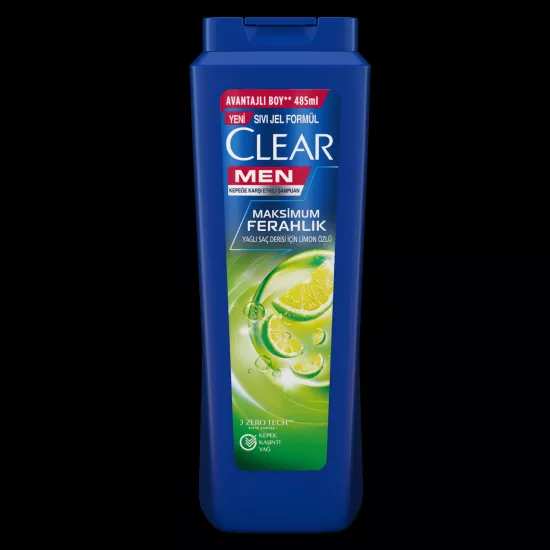 Clear Men Maksimum Ferahlık Limon Özlü Şampuan 485 ml