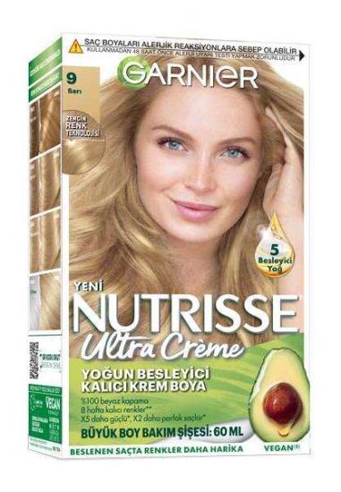 Garnier Nutrisse Ultra Creme Saç Boyası 9 Sarı