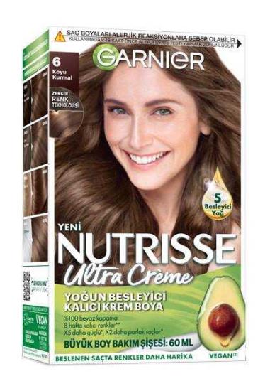 Garnier Nutrisse Ultra Creme Saç Boyası 6 Koyu Kumral