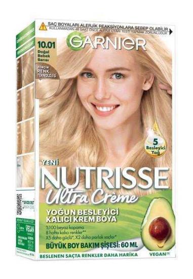 Garnier Nutrisse Ultra Creme Saç Boyası 10.01 Doğal Bebek Sarısı