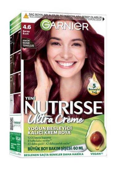 Garnier Nutrisse Ultra Creme Saç Boyası 4.6 Şarap Kızılı