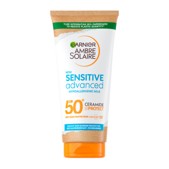 Garnier Ambre Solaire Sensitive Advanced Koruyucu Süt SPF50+ 175 ml