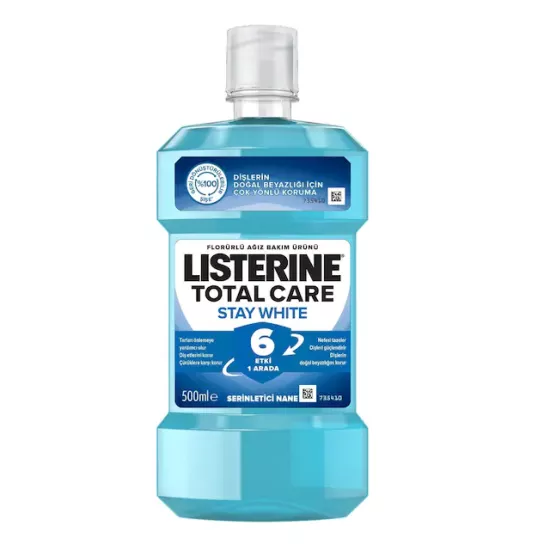 Listerine Total Care Stay White Ağız Bakım Suyu 500 ml