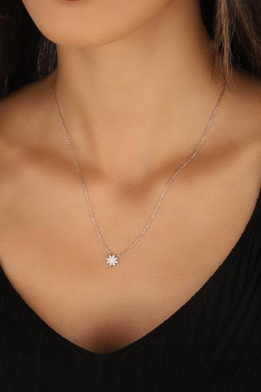 925 Ayar Gümüş Küçük Yıldız Kolye – Minimal ve Zarif Günlük Takı RHODIUM