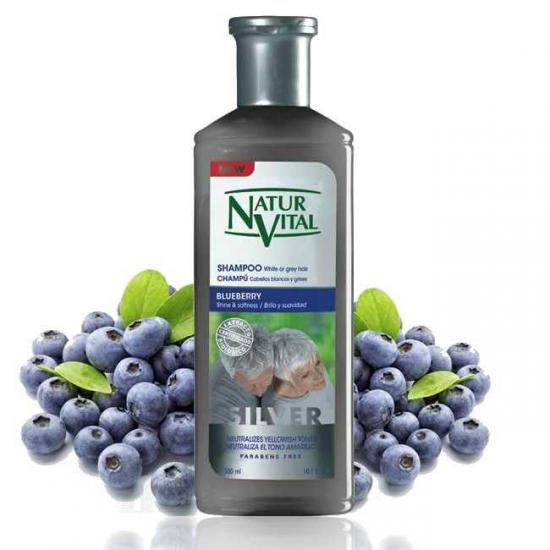 Natur Vital Silver Shampoo -Beyaz ve Gri Saç Şampuanı 300 ml