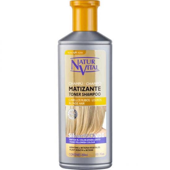 Natur Vital Silver Blonde Shampoo- Gümüş ve Sarı Saçlar için Şampuan 300 ml