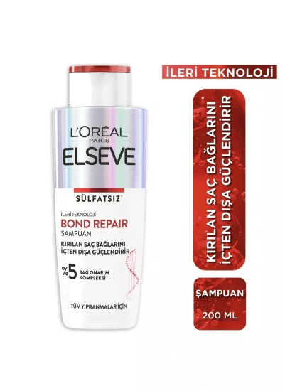 Elseve Bond Repair Sülfatsız Şampuan 200 ml