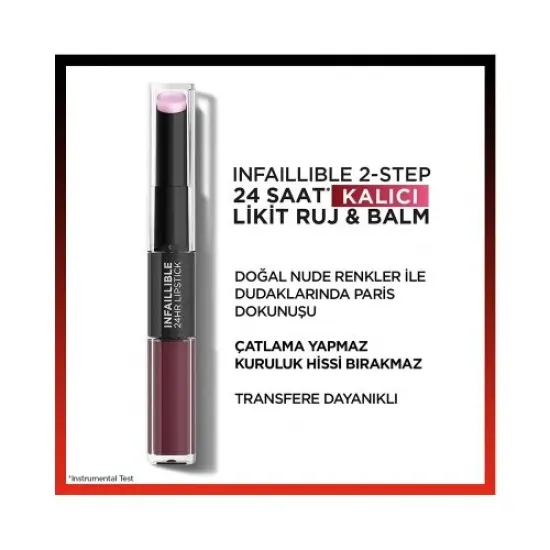 Loreal Paris Infaillible 24 HR Lipstick Ruj 302 Rose Eternite