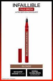 Loreal Paris Infaillible Faux Brow Ultra İnce Uçlu Kaş Kalemi - Blonde