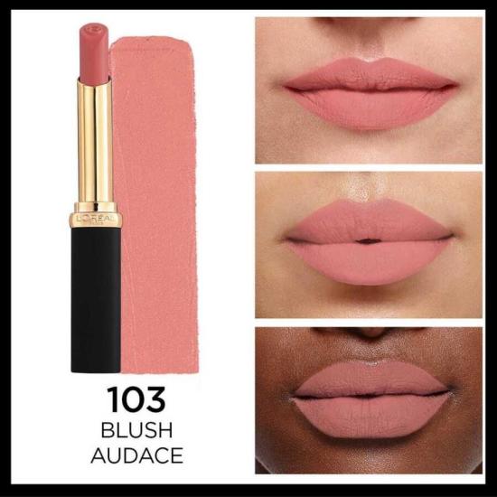 Loreal Paris Intense Volume Matte Lipstick Ruj 103 Blush Audace